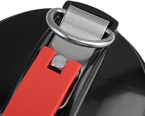 Miniatura 2 de Juego de 4 anclajes de ventosa al vacío con ganchos de seguridad, correa de coche resistente, ganchos de ventosa para automóvil, cocina, baño y baño