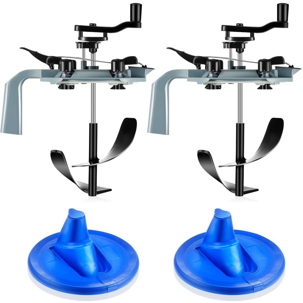 Aundhegrtt Prevents Messes, Spills, Drips, Splatter 2 Pcs 1 Gallon Paint Can Mixing Mate and 2 Paint Lids Kit