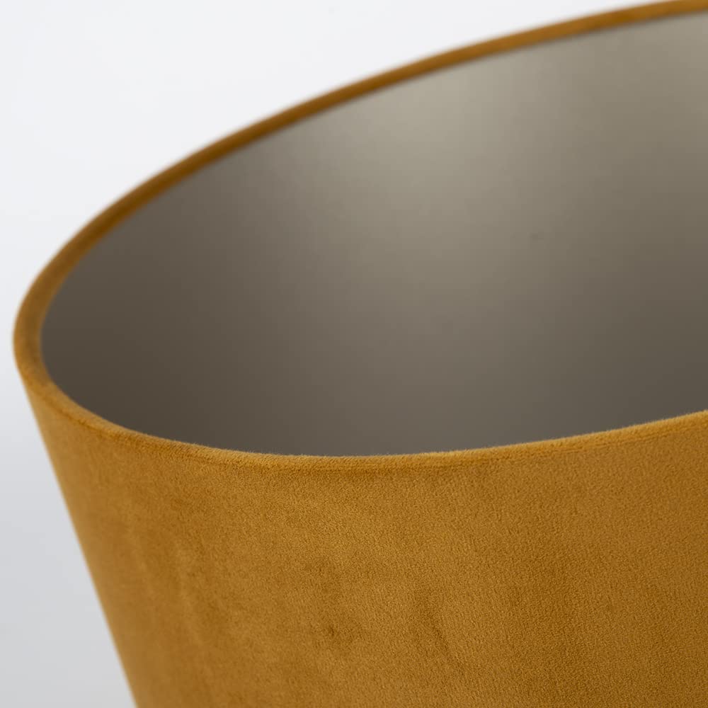Uniqq abażur welurowy złoty Ø 35 cm – wysokość 20 cm