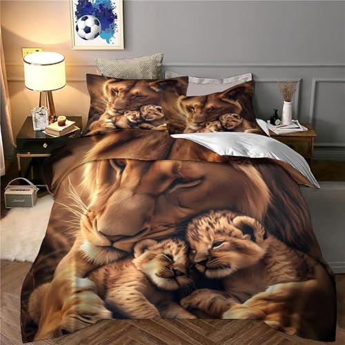 Housse de couette hypoallergique et douce effet microfibre 3D