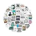BulbaCraft Data Science Stickers for Water Bottle and Laptop - Data Science Party Supplies & Decorations, Waterproof Vinyl Decals, Tech and Coding Stickers, Gifts for Women & Men