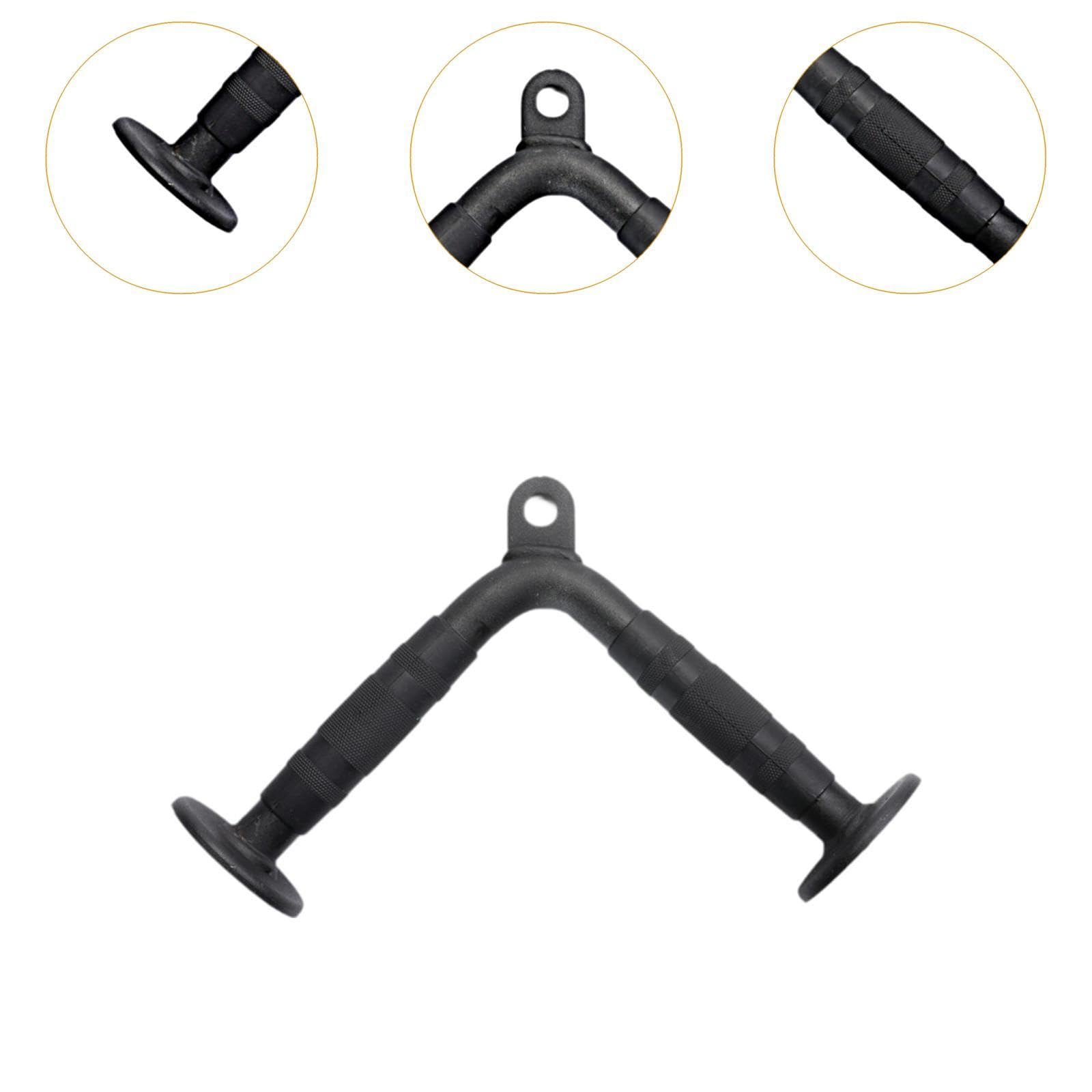 Amazon.co.jp: Cemaystic 鉄製V型トライセップバー 三頭筋トレーニング