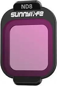 Kit de filtro ND para DJI Flip Drone,MCUV,CPL ND8 ND16 ND32 ND64 Conjunto de filtros de lente de câmera multi-revestido redução de luz acessórios de filtro de câmera Vlog (ND8)