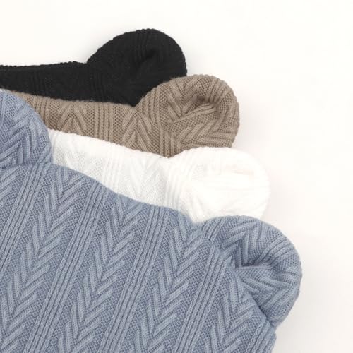Image of BQUBO Newborn Baby Hats Bear Ears and Mittens Sets Preemie Caps Baby Boy Girl Infant Hospital Beanie for 0-3 Months