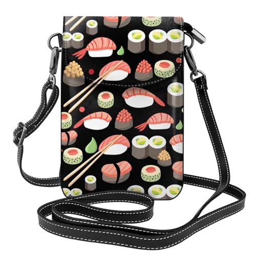 Sac bandoulière femme sushis pour emporter son smartphone en balade