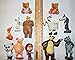 HappiToys Masha and The Bear Deluxe Figure Set of 12 Toy Kit with 2 Cutie BearRings and 10 Figures Featuring Masha, Bear, 2 Wolfs, Rosie, Panda, Squirrel and More!