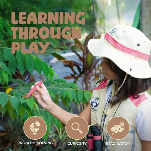 Image of Kids Explorer Kit with Safari Vest & Hat for 3-7 Year Old Boys & Girls | Cute Dress-Up Zookeeper Costume & Safari Costume for Boys & Girls - Included Adventure Guide & Scavenger Hunt