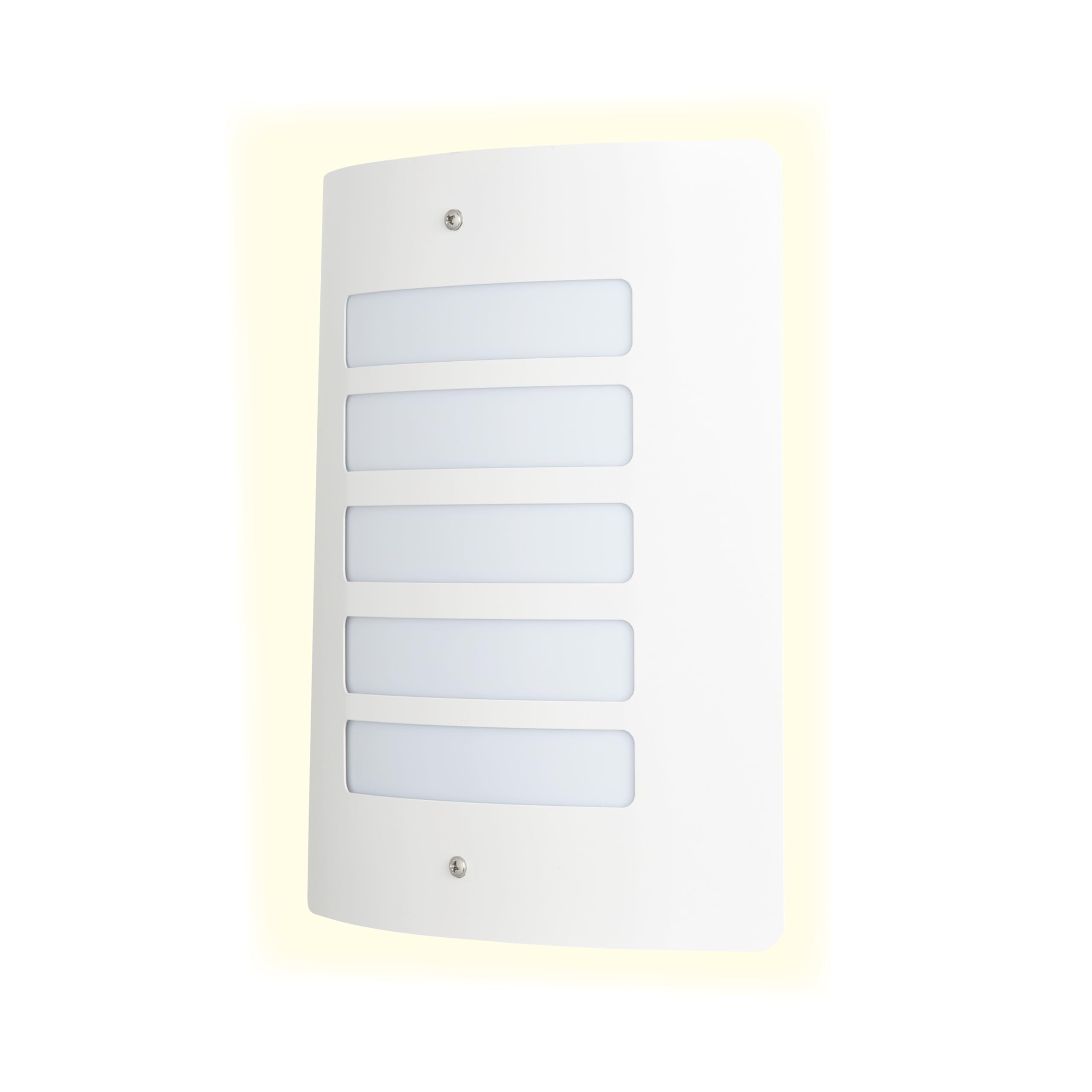 BRILLIANT Todd Außenwandleuchte weiß – wetterfeste Außenlampe – Wandlampe außen für Hauswand, Eingang & Garten – E27 Sockel