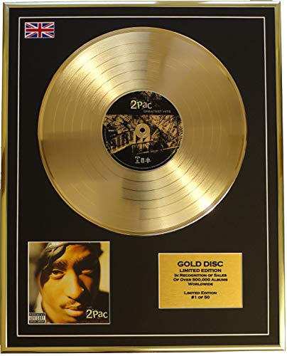 Everythingcollectible 2PAC /Goldene Schallplatte Record Limitierte Edition/Greatest Hits Cover