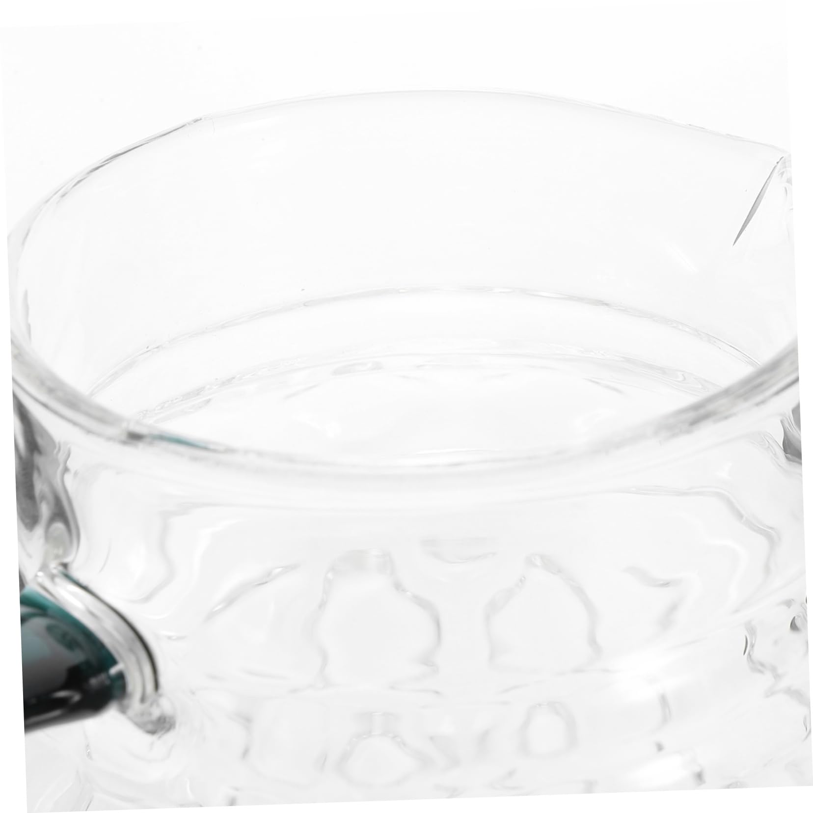 DECHOUS Jarra de Vidrio de 1.7l para Agua con Tapa, Fácil de Limpiar y Diseño Clásico, Práctica para Uso Diario en Cocina o Sala de Estar