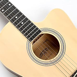 MEIeynt Guitare Acoustique Naturelle pour kit de Bundle Adulte débutant avec accordeur de Sangle de Sac Capo String Pick… - Les Beatles, Paul McCartney, John Lennon, RIngo Starr, George Harrison MEIeynt Guitare Acoustique Naturelle pour kit de Bundle Adulte débutant avec accordeur de Sangle de Sac Capo String Pick… – Image 2