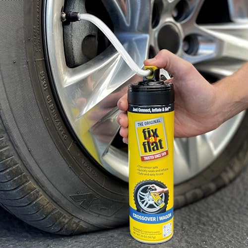 Fix-A-Flat S60430 Aerosol Emergency Flat Tire Repair and Inflator, for Large Tires, Eco-Friendly Formula, Universal Fit for All Cars and Small Trucks/SUVs, 20 oz. (Pack of 1) by Fix-A-Flat - Used condition - Image 4