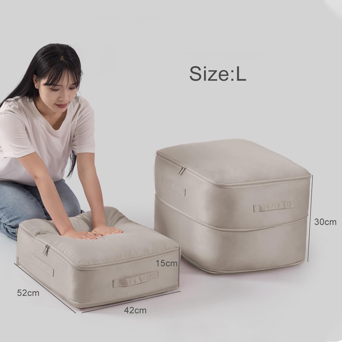 Compactor Xxl Organiseur D'auto-compression Ultra Peu Encombrant, Sacs De Rangement Couette Gain De Place Compactor Xxl Organiseur D'auto-compression Ultra Peu Encombrant, Sacs De Rangement Couette Gain De Place