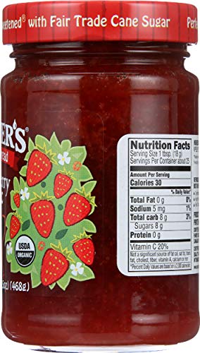 Crofters Organic Premium Spread, Strawberry, 16.5 oz - Thumbnail 6