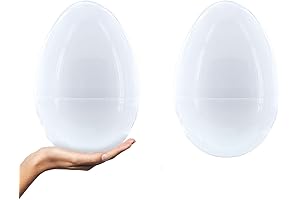 Snowy Delight Clear Easter Eggs