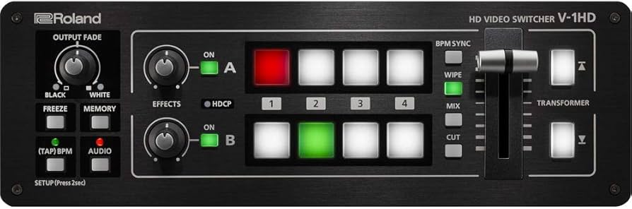 Amazon.com: Roland V-1HD Portable 4 x HDMI Input Switcher with