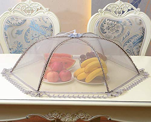 calidad para paraguas de la tienda de campaña, y plegable al aire libre Picnic alimentos cubiertas de malla, red de alimentos cubre mantener fuera moscas, bichos, mosquito Cover