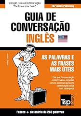 Capa de Guia de Conversação Português-Inglês e mini dicionário 250 palavras