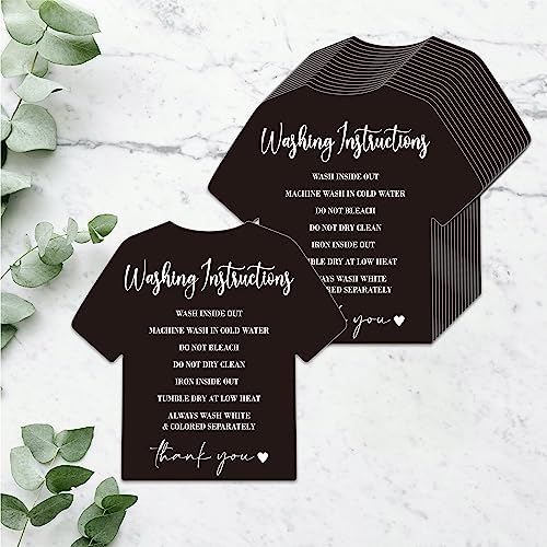 200 PCS Washing Instruction Cards