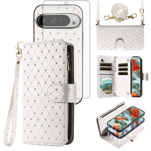 Coque Pixel 9 Pro XL Asuwish Élégance Blanche ZSZXCXDK US