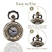 Imagen de reloj de bolsillo vintage con cadena para hombre