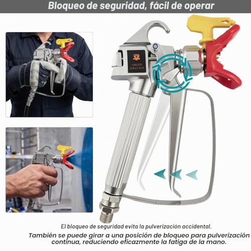 Miniatura 6 de Pistola Airless Pintura Airless Alta Presión Pistola De Pintura