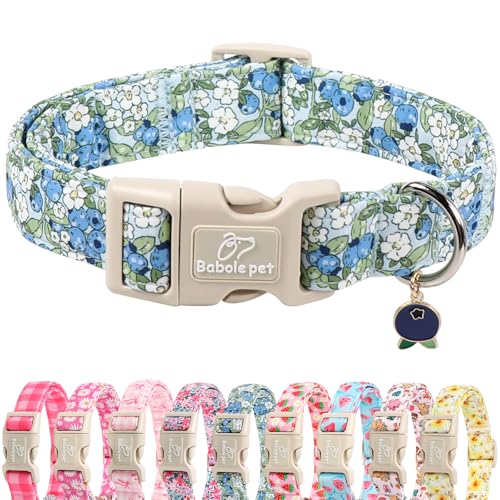 Babole Pet Blueberry Pattern Dog Collar, Cute Light...
