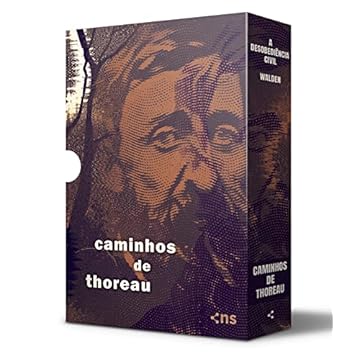 Capa do livro Box Caminhos de Thoreau (2 livros + pôster + suplemento com textos complementares + marcadores)