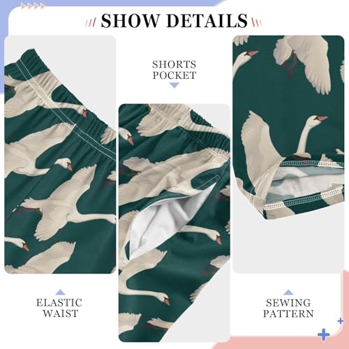 Flying Goose Boys Long Pants Soft Trousers Elastic Waist Kids Lounge Bottoms with Pockets S-XL4