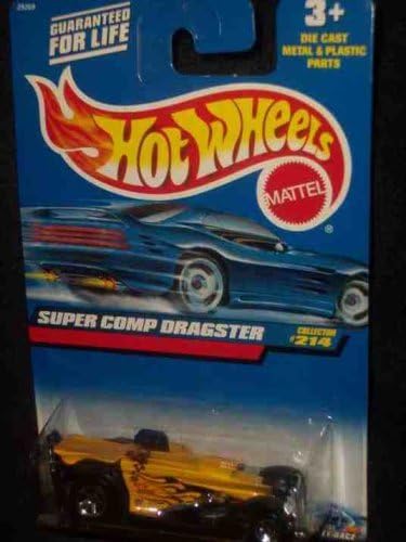 #2000-214 Super Comp Dragster 2000 card Collectible Collector Car Mattel Hot Wheels