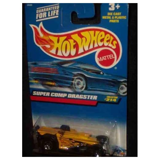 #2000-214 Super Comp Dragster 2000 card Collectible Collector Car Mattel Hot Wheels