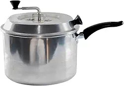 Panela Pipoqueira em Aluminio Nº 20 Pipoca Doce e Sal Panela para estourar milho de pipoca pipoqueira vintage.