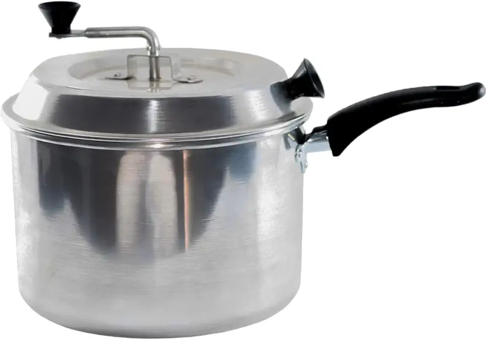 Panela Pipoqueira em Aluminio Nº 20 Pipoca Doce e Sal Panela para estourar milho de pipoca pipoqueira vintage.