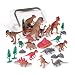 Terra by Battat - Prehistoric World - Assorted Miniature Dinosaur Toys & Accessories for Kids 3+ (60 Pc)