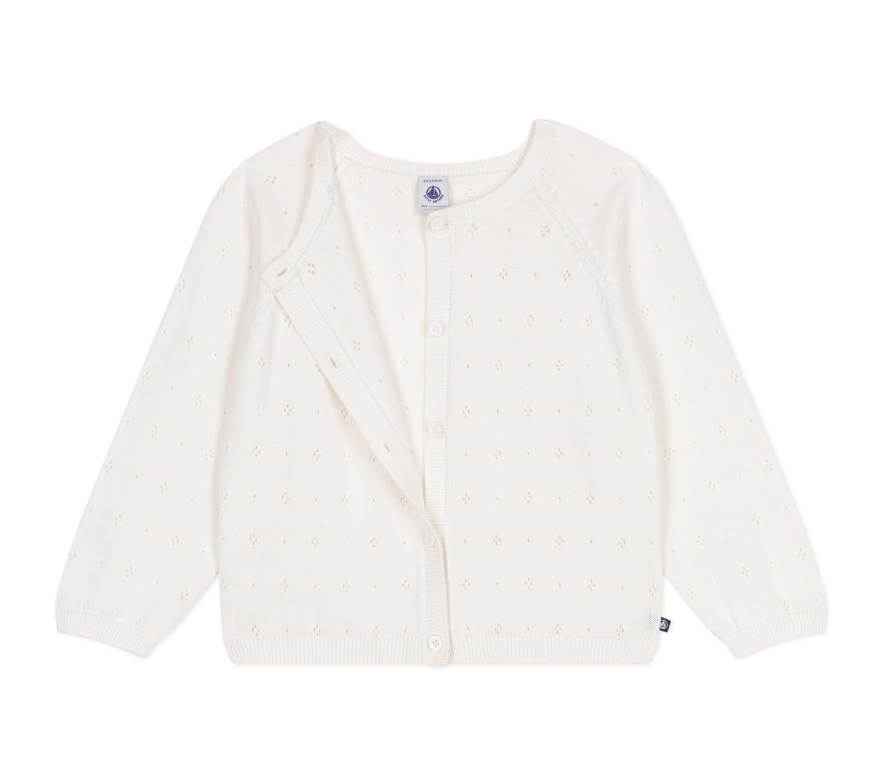 Petit Bateau Maglione Cardigan Bambine e Ragazze