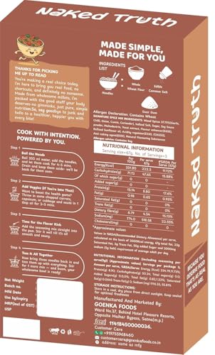 Image of Naked Truth Multi Millet, Jowar & Whole Wheat Veg Hakka Noodles Combo (3 x 215g) | Non-Fried | No Maida Healthy Hakka Noodles
