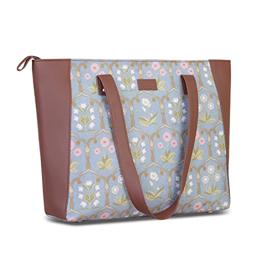 Image of ZOUK Women's Handcrafted Side Tote Bag and Handbag for Office and College