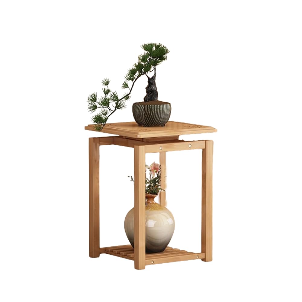 Support de pot de fleurs carré anti-encombrement 17,72 pouces d'angle