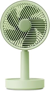 Wembley Mini Portable Desktop Fan with Warm Light | 3.7V Rechargeable Battery Operated | 3 Speed Airflow, Height Adjustabl Price In India