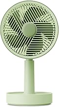 Wembley Mini Portable Desktop Fan with Warm Light | 3.7V Rechargeable Battery Operated | 3 Speed Airflow, Height Adjustabl...