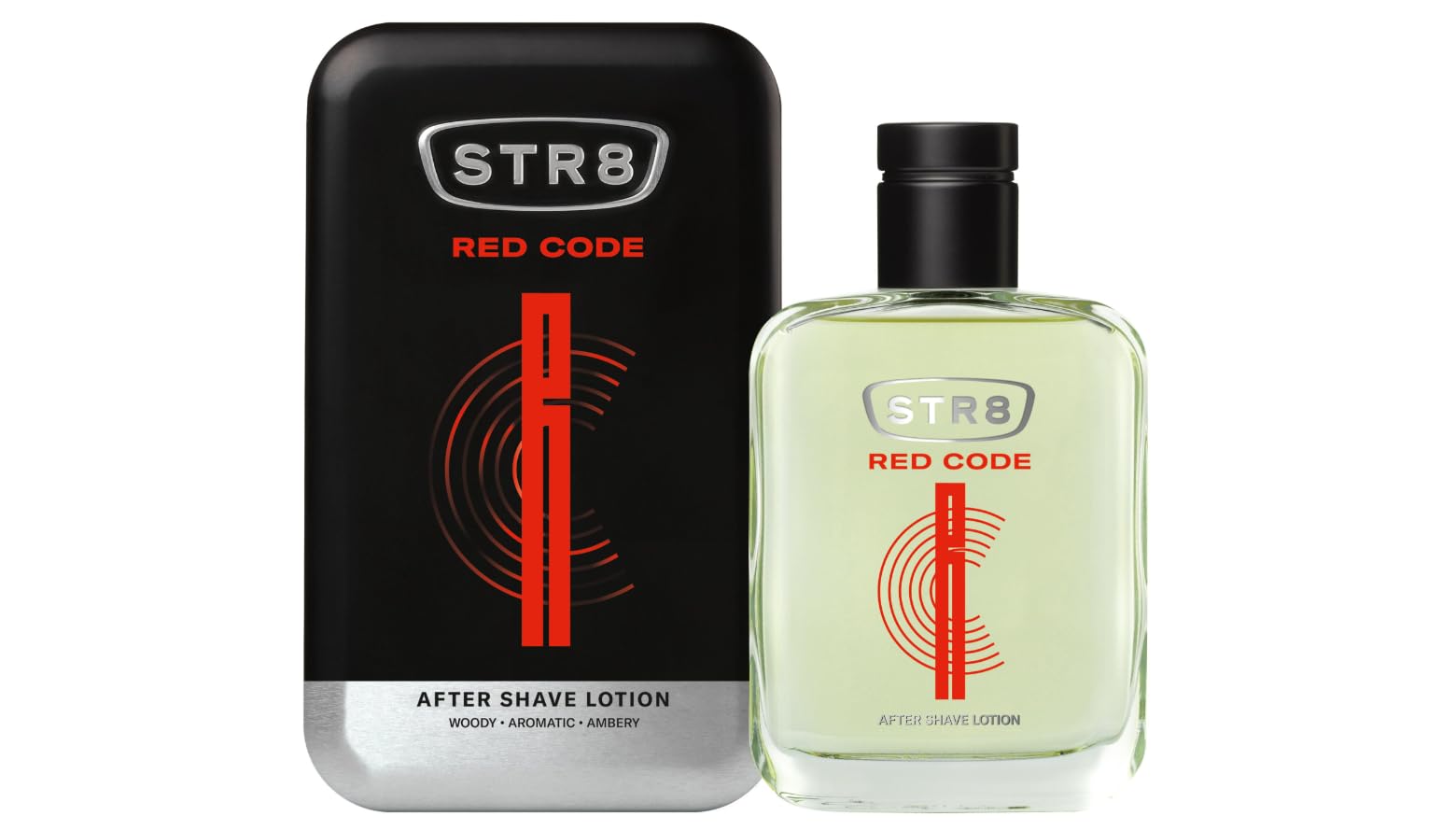STR8 RED CODE AFTER SHAVE LOTION 50 ml - REJUVENATING SKINCARE WITH A FRESH, ENERGIZING SCENT