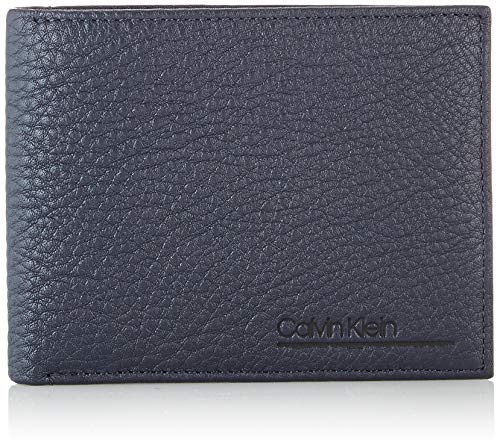 Preisvergleich Produktbild Calvin Klein Herren Ck BOMBE' Billfold 8CC Geldbörse Blau (Blackwhite Navy)