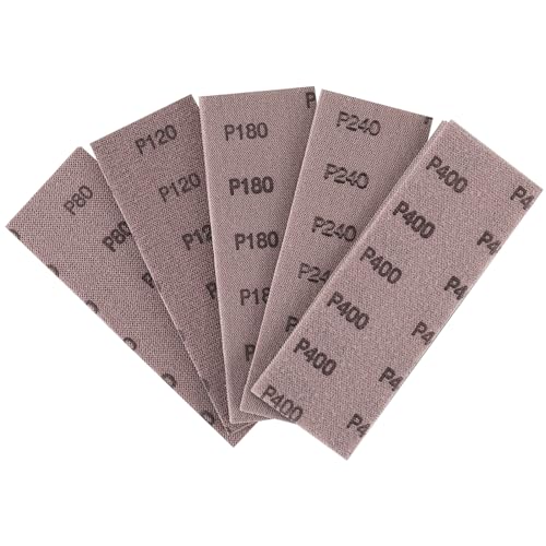 Shineboc 25pcs Mesh Sanding Sheets