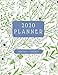 2020 Planner, Monthly / Weekly :: Yearly Overview; January 1, 2020 through December 31, 2020; Whimsical blue and green buds and bugs cover.