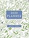 2020 Planner, Monthly / Weekly :: Yearly Overview; January 1, 2020 through December 31, 2020; Whimsical blue and green buds and bugs cover.