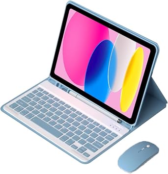 Tablet Keyboard for iPad A16 2025 / iPad 11th Generation misty blue