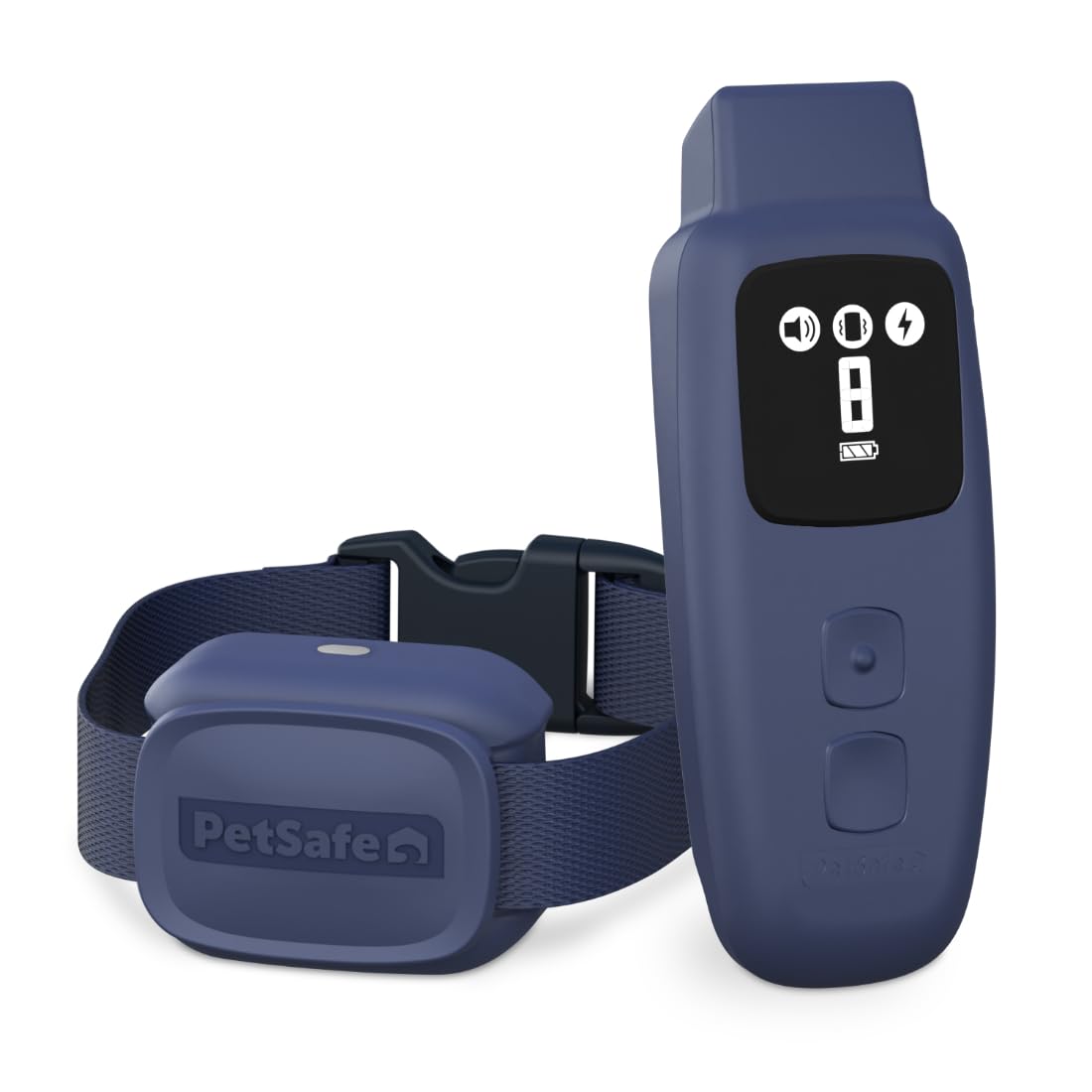 Dresseur de Chiens de Base PetSafe avec télécommande – Collier de Dressage étanche – 90 mètres de portée – Signal sonore, Vibration et 8 Niveaux de Stimulation Statique