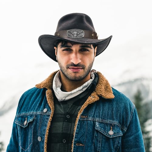 Image of Cowboy Hat Bands for Men Women,Braided Hatbands Belt for Cowboy /Western /Fedora /Cowgirl Hats Multicolor
