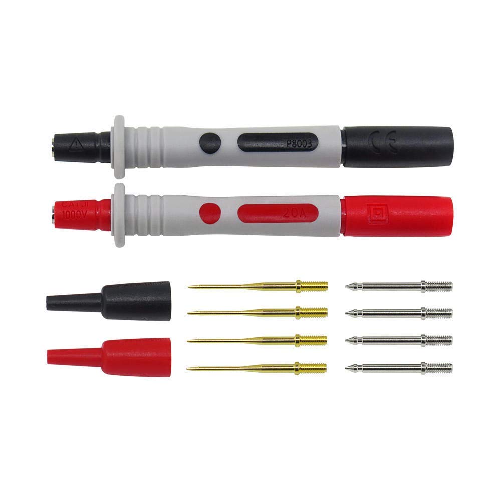 Multimeter Test Leads Kits Test Hook Clips Meter Test Probes Multimeter Pin Probes Professional For Digital Multimeter Test Leads Car Tester - View #7