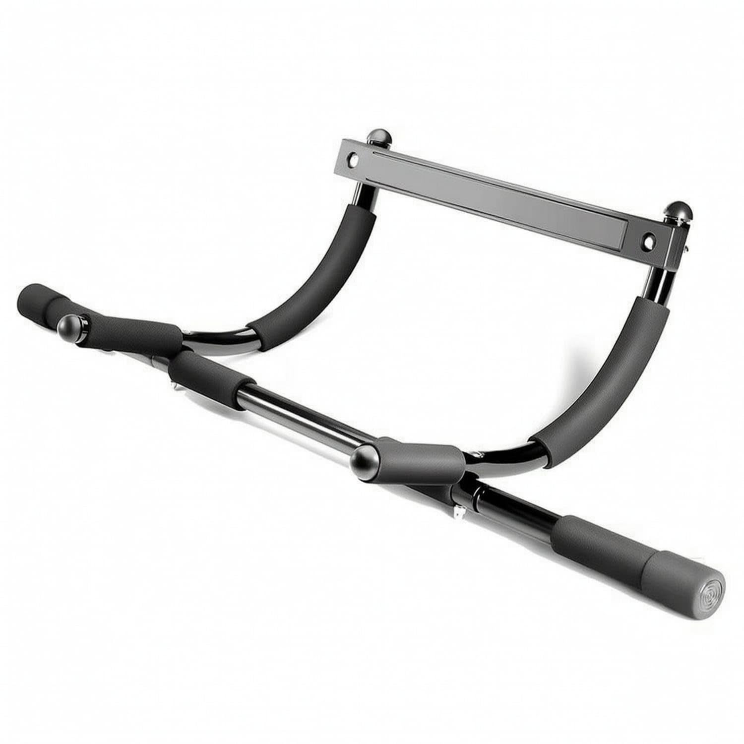 No-Drill Doorway Pull up Bar Screwless Doorway Pull-up Bar Heavy-Duty Secure for Home Gym, Apartment, Carbon Black-image-12